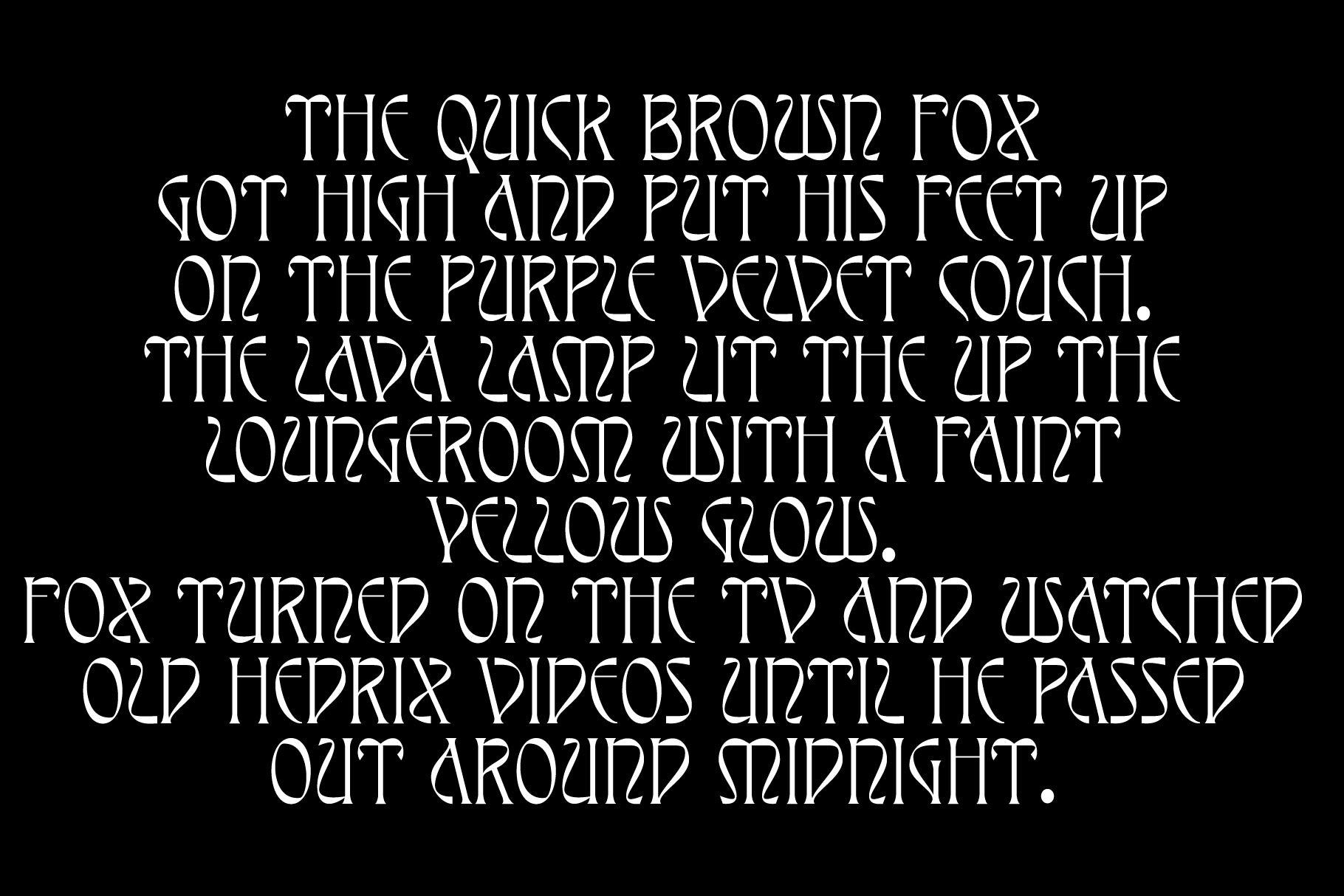 Elysium Display Font