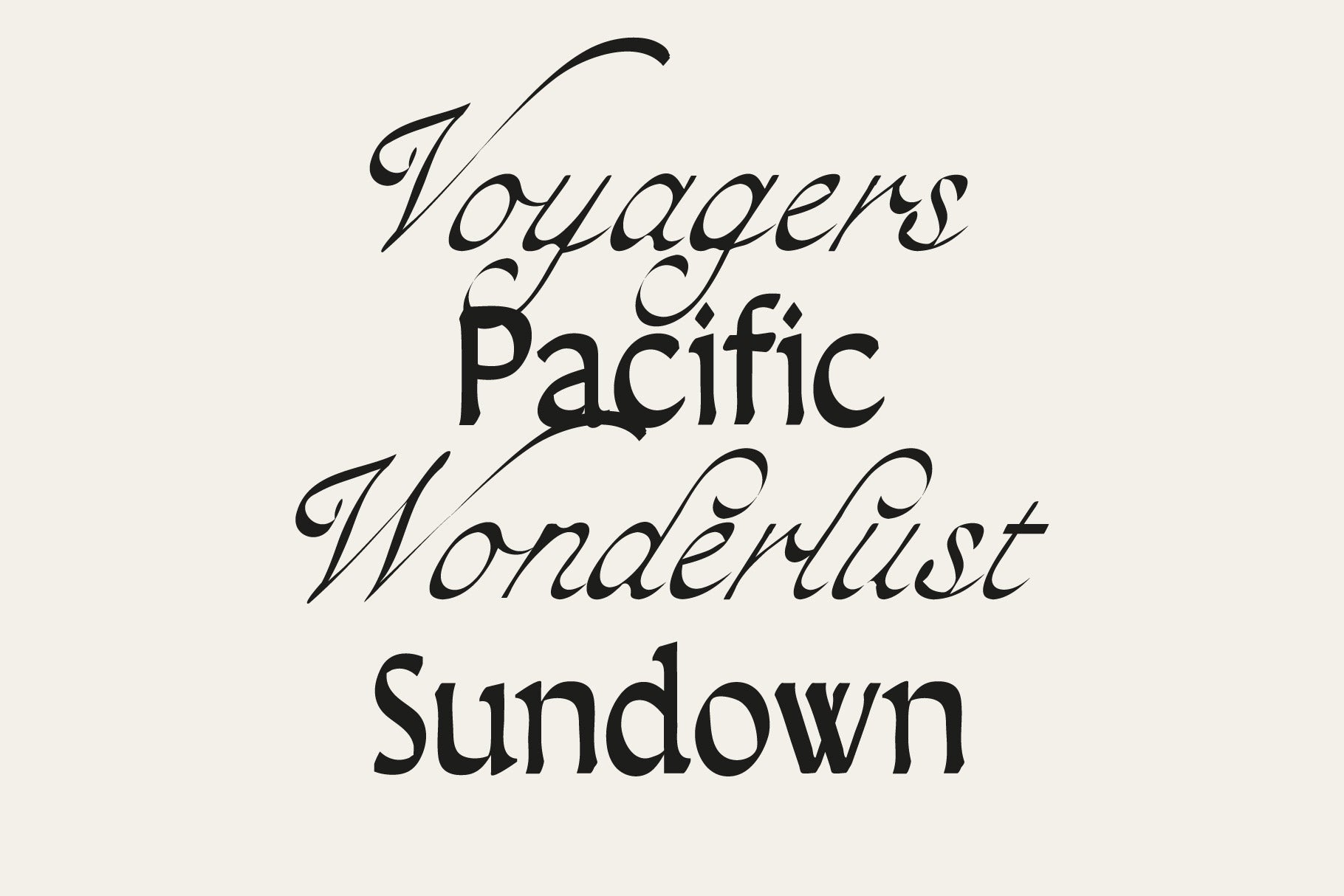 Eclectic Font Collection