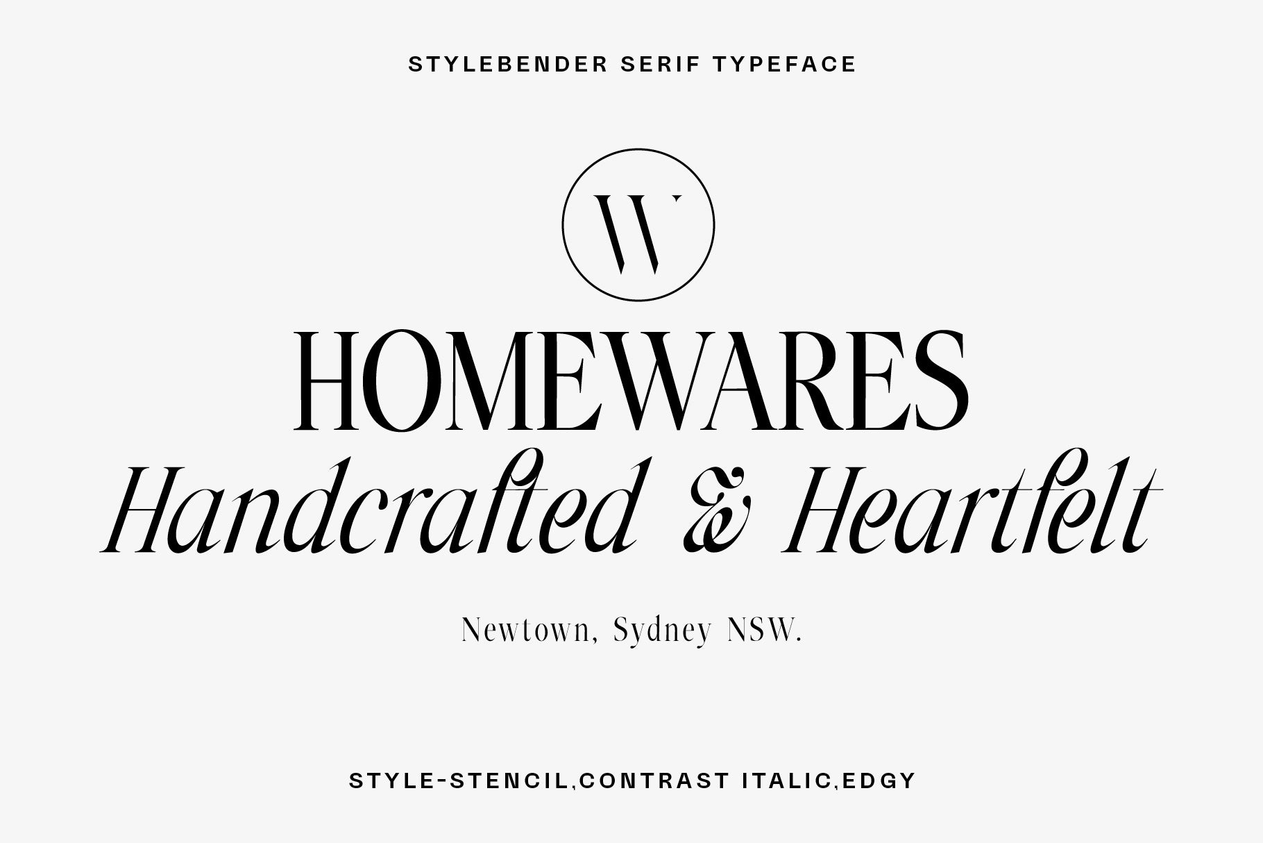Stylebender Serif V3