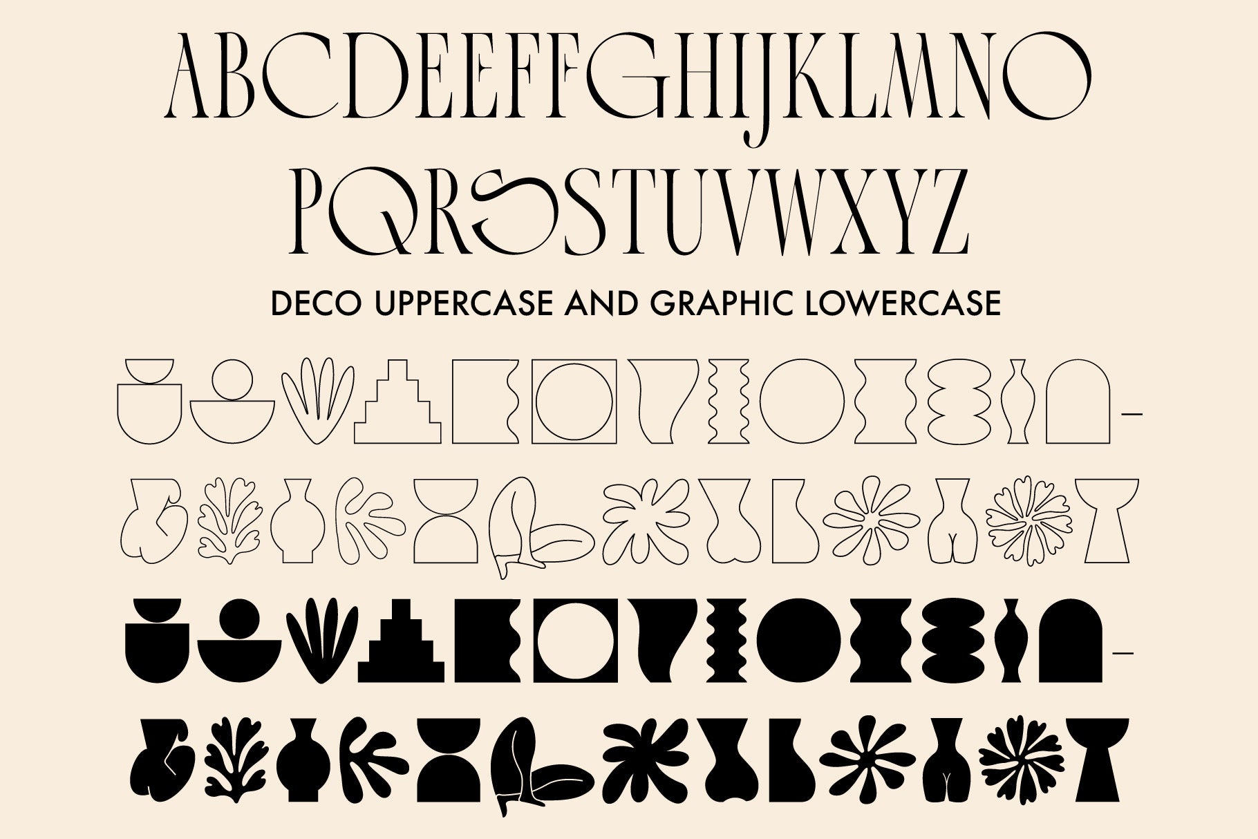 Disco Deco - Graphic Font