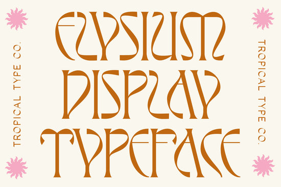 Elysium Display Font