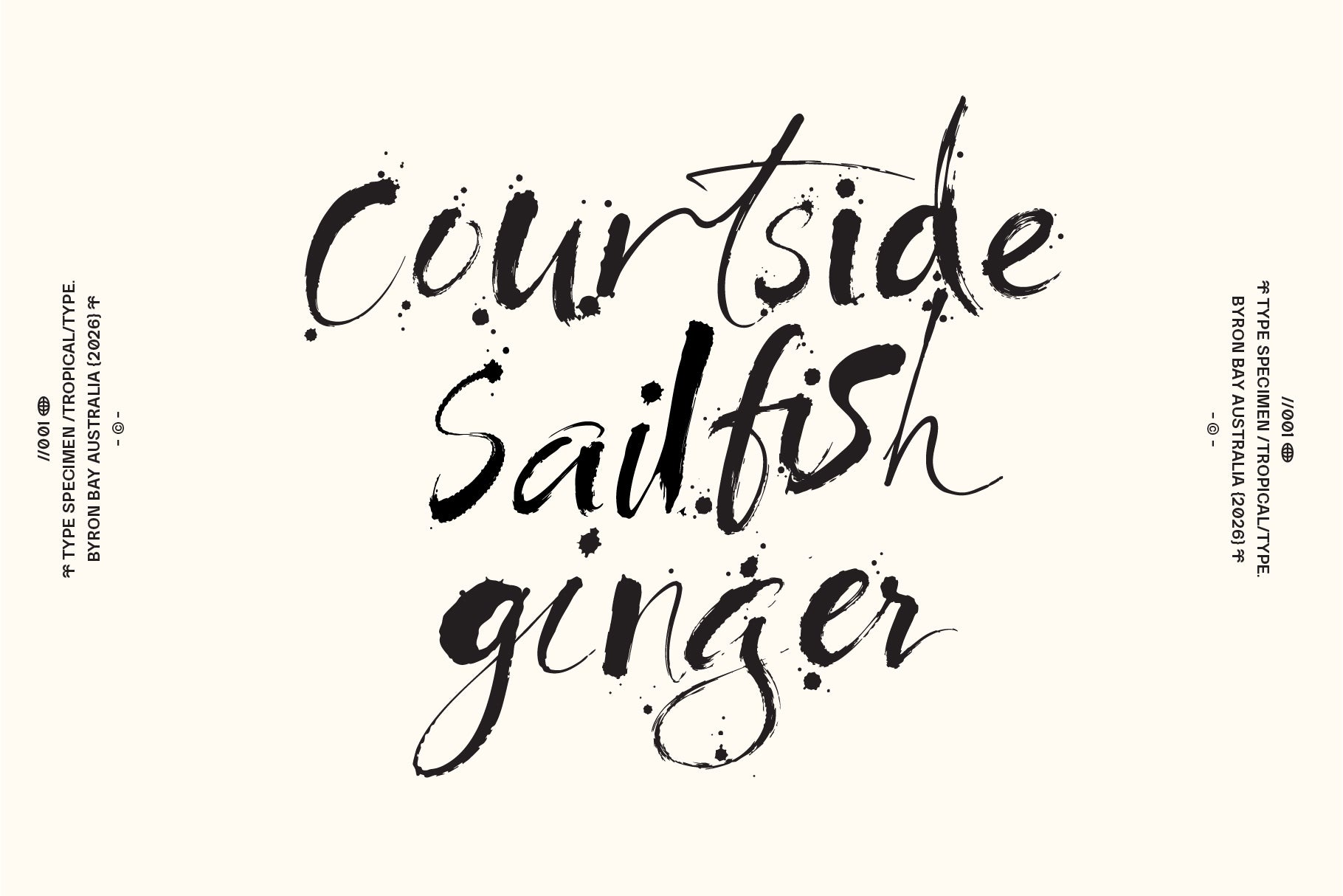 Spilt Milk Brush Font.
