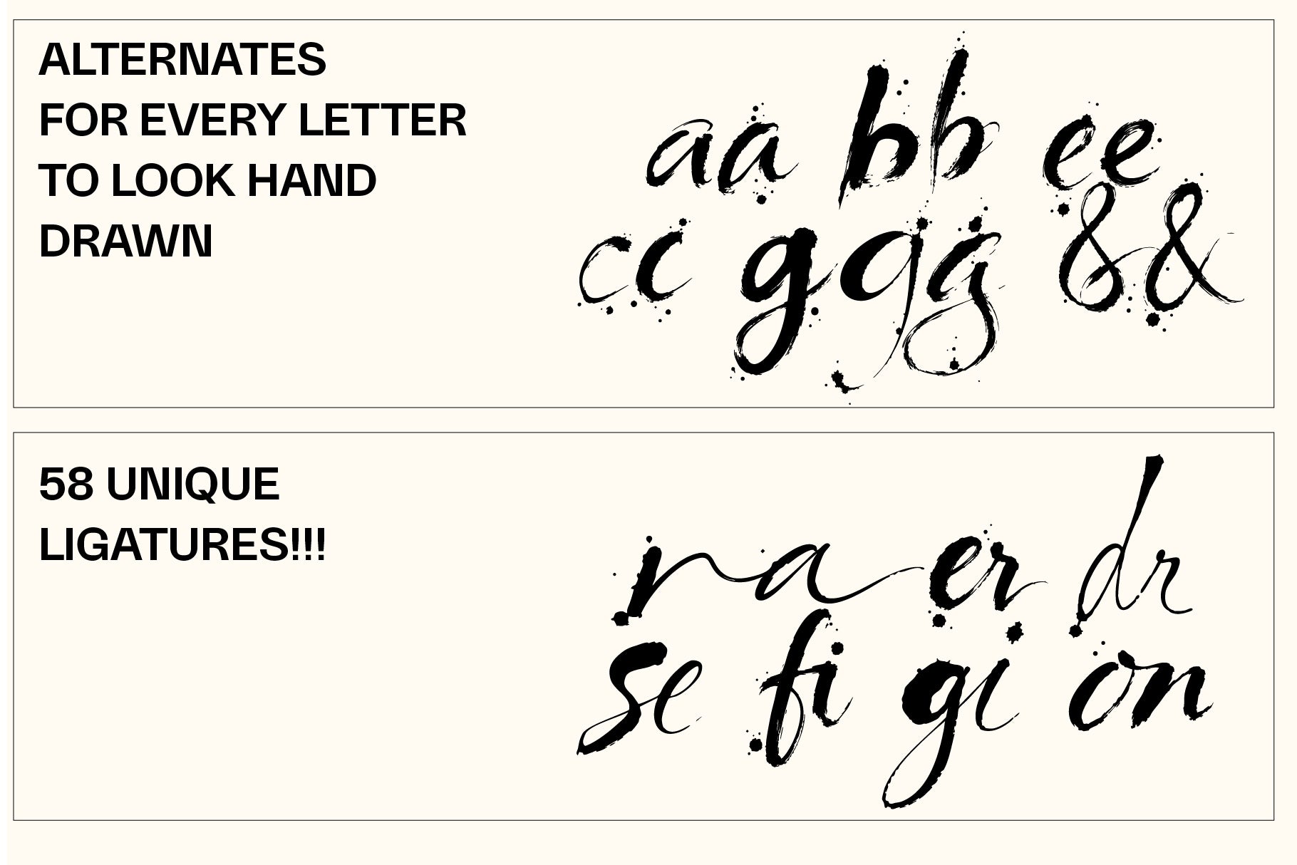 Spilt Milk Brush Font.