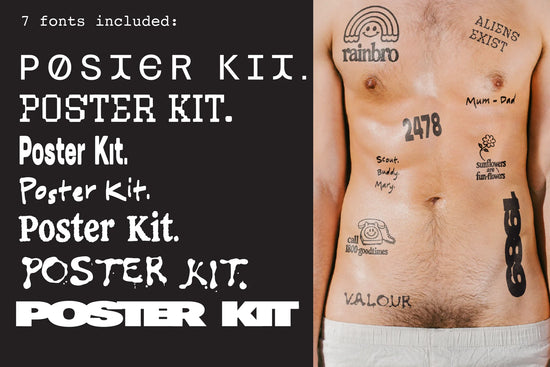 POSTER FONT KIT