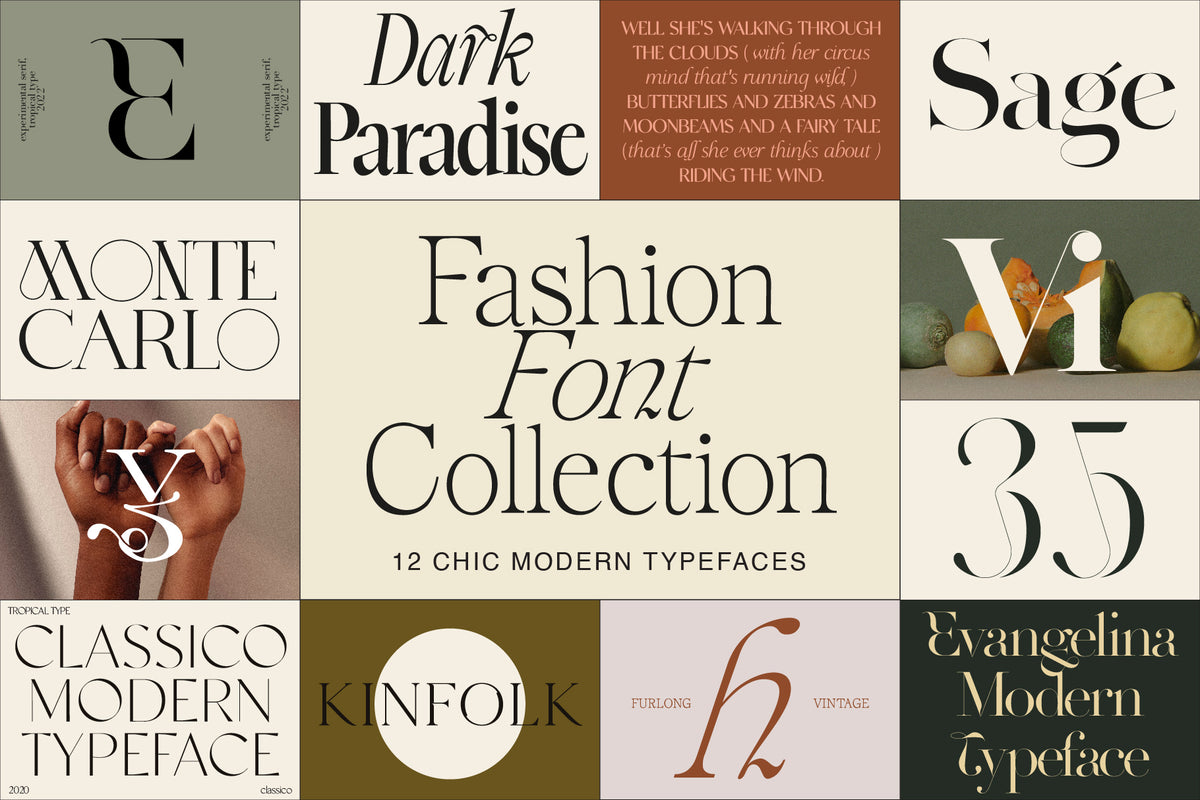 SALE ON NOW! Modern Fonts, Typefaces & Bundle Deals - - Tropical Type