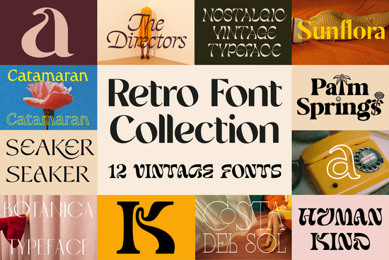 Retro Font Collection