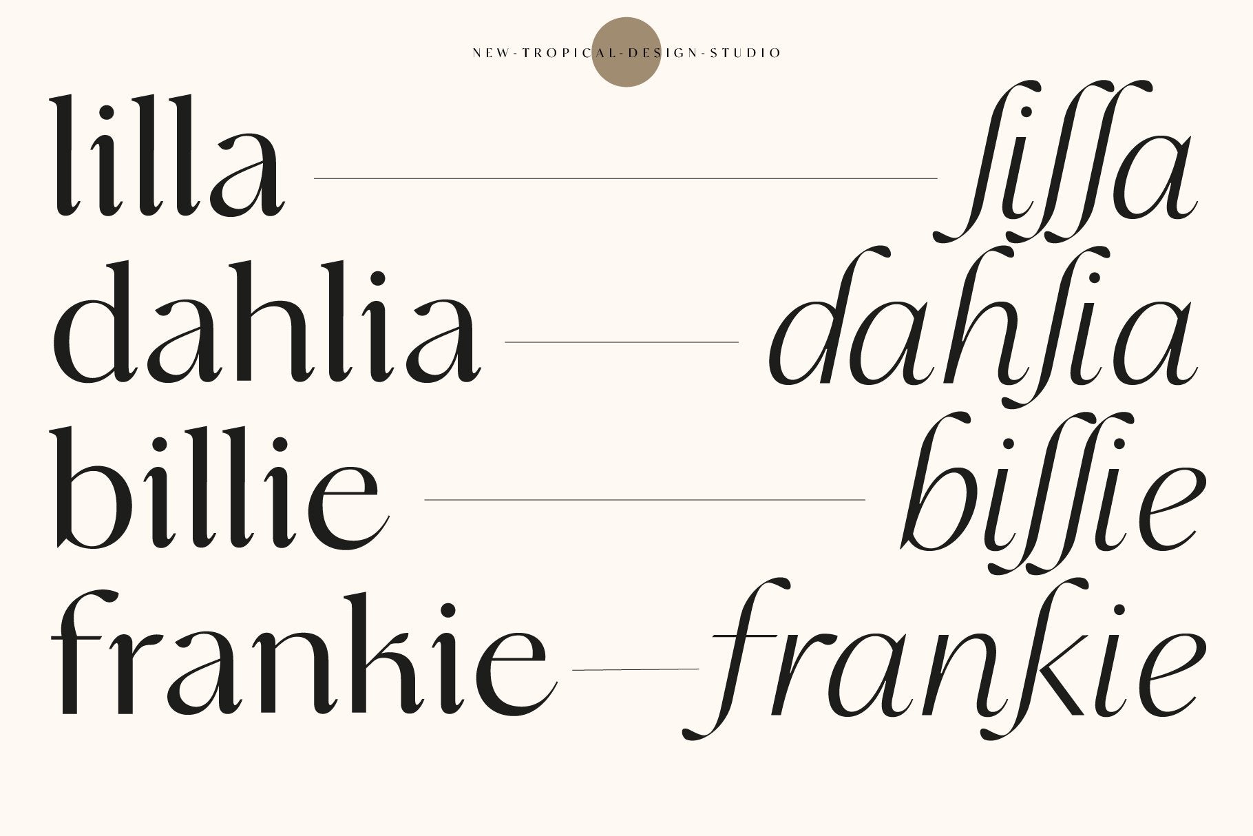 Fashion Font Collection